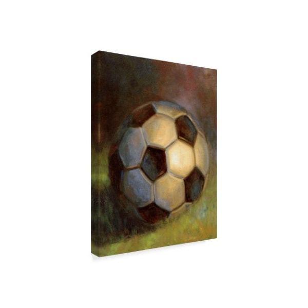 Hall Groat Ii 'Soccer Ball Abstract' Canvas Art,14x19